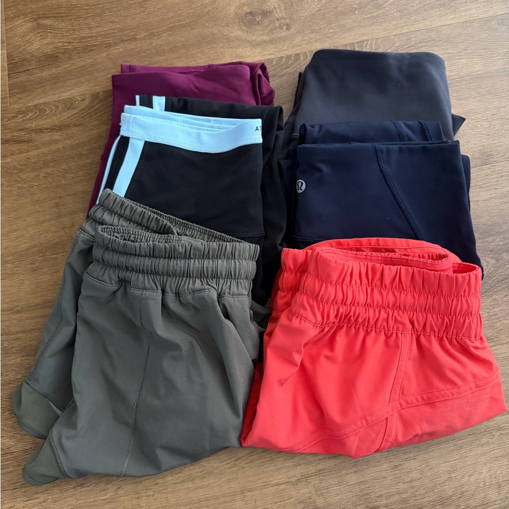 Lululemon legging shorts bundle